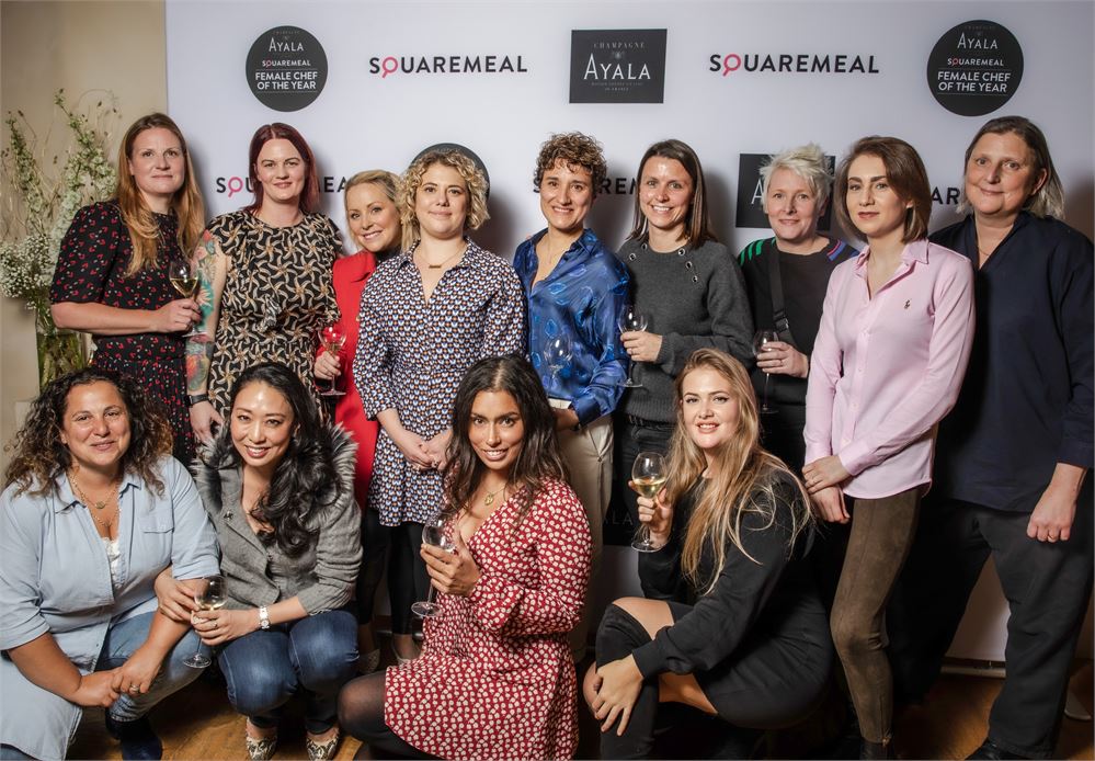 Sally Abe announced the winner of the AYALA SquareMeal Female Chef of the Year Award 2021