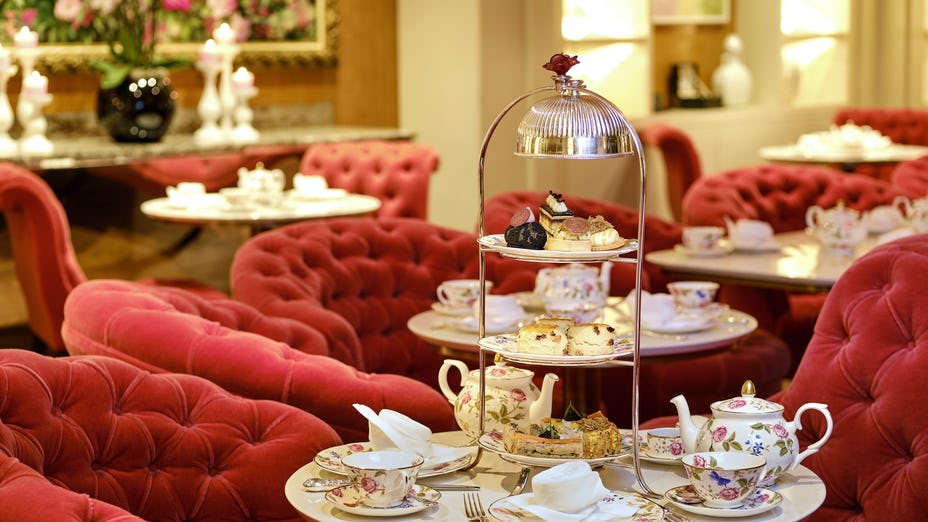 The Rose Lounge at Sofitel London St James Hotel (afternoon tea)